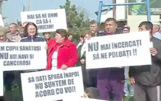 Protest în Parcul Primăriei, împotriva exploatării gazelor de şist